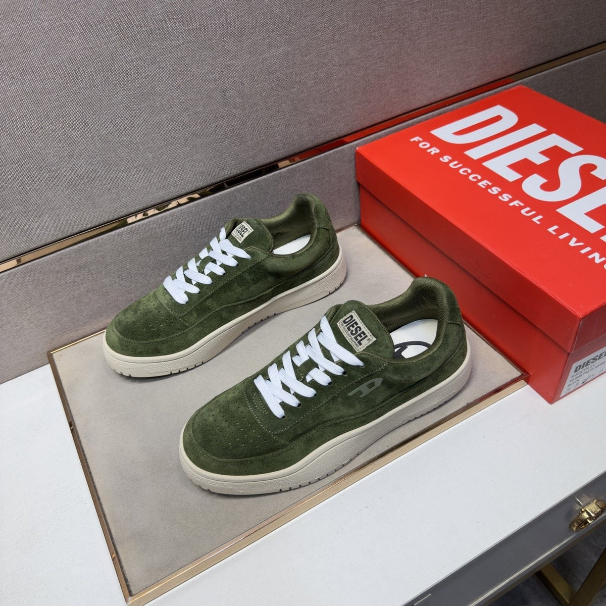 DIESEL Multi-Panel Casual Sneakers — front