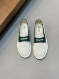Dior Leather Strap Slip-On Shoes — hero