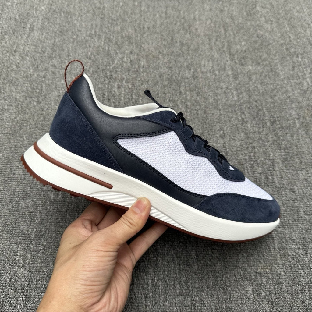Loro Piana Mesh Low-Top Sneakers — side