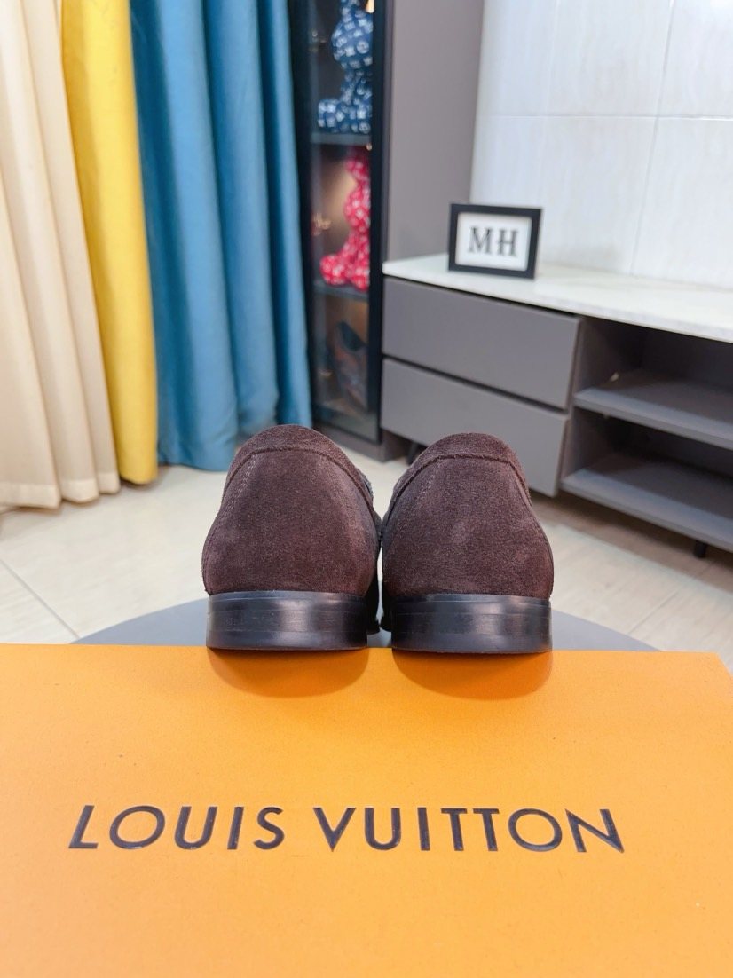 Louis Vuitton Moc-Toe Loafers — back