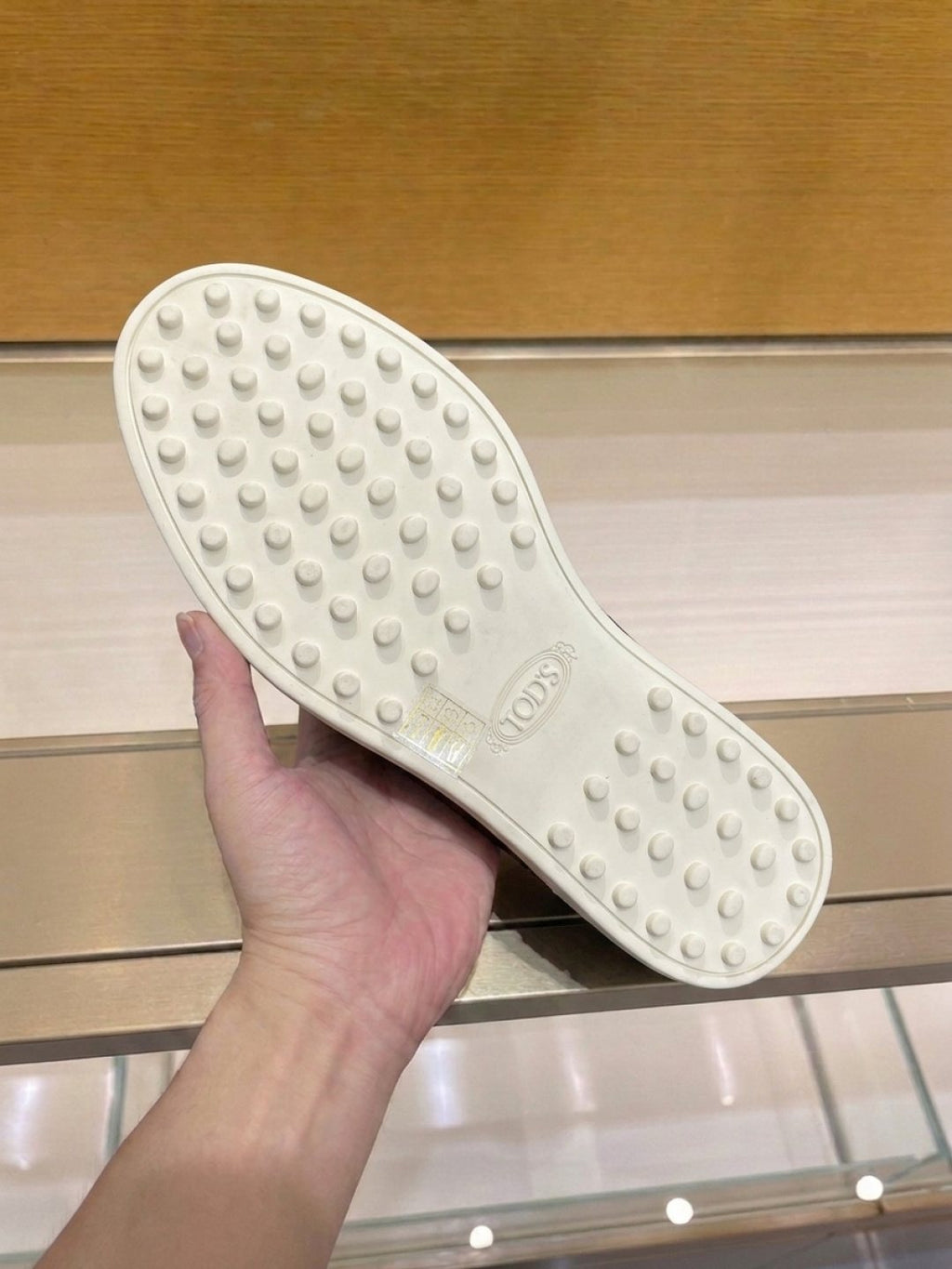 TOD'S Moc-Toe Boat Shoes — back