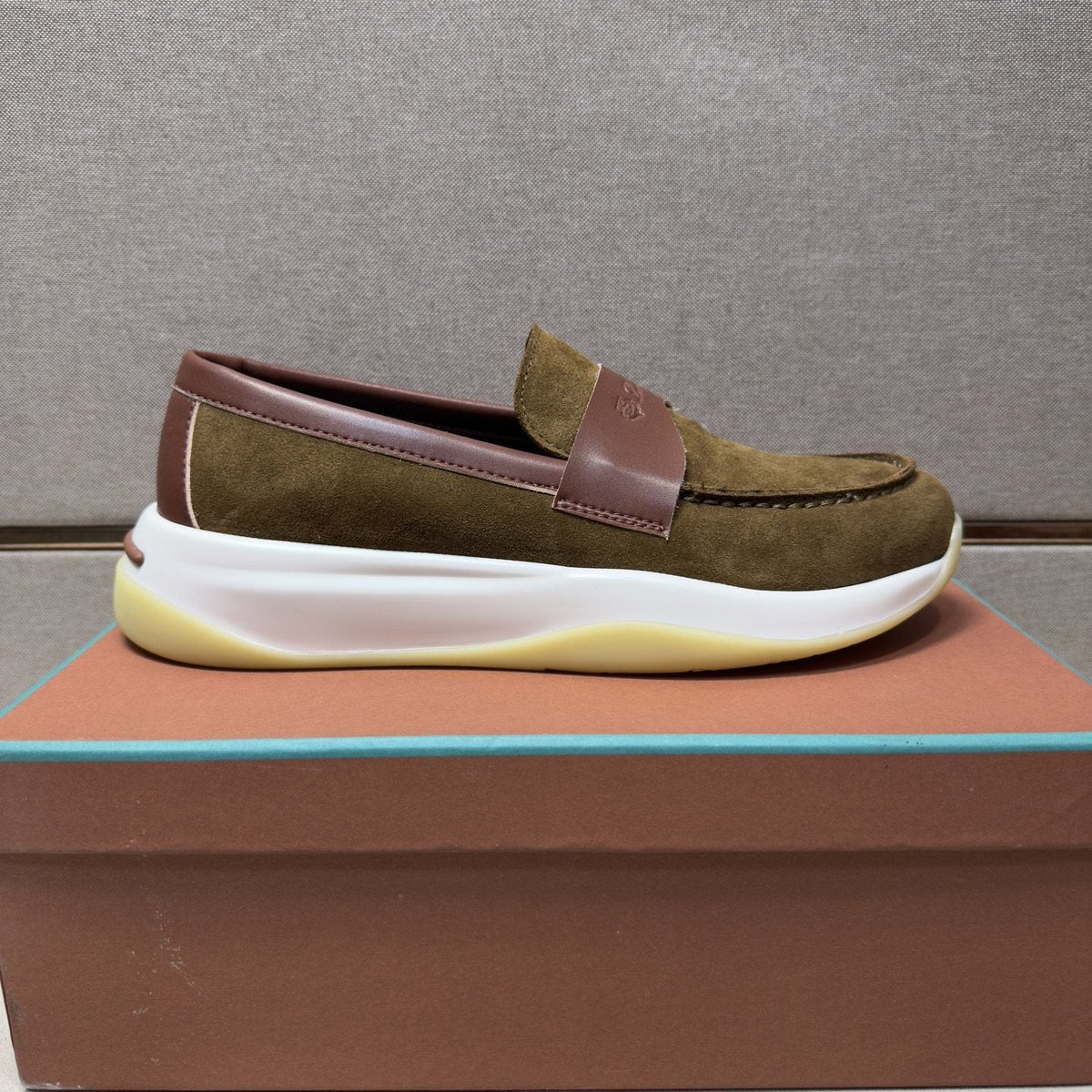 Men’s Apron Toe Slip-On Loafers — side