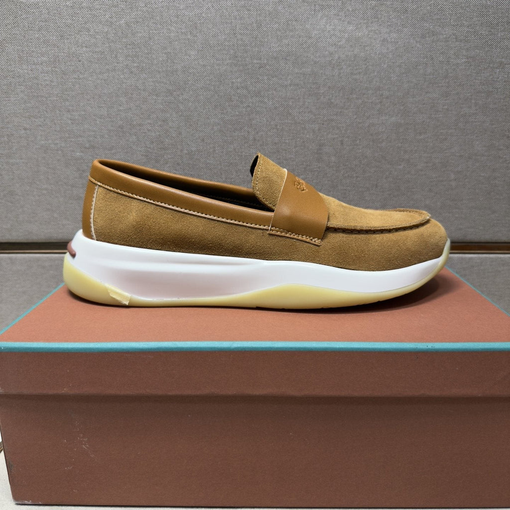 Men’s Apron Toe Slip-On Loafers — hero