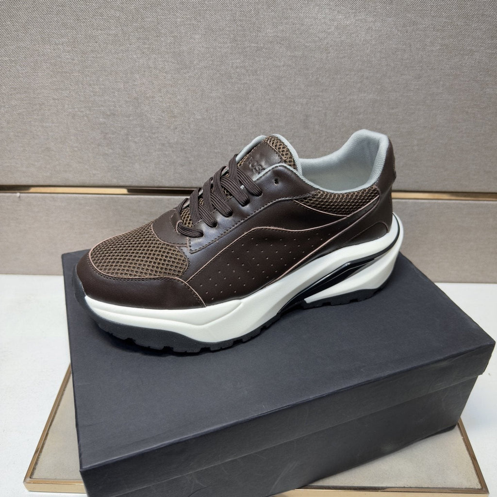 HUGO BOSS Mesh-Textured Casual Sneakers — front