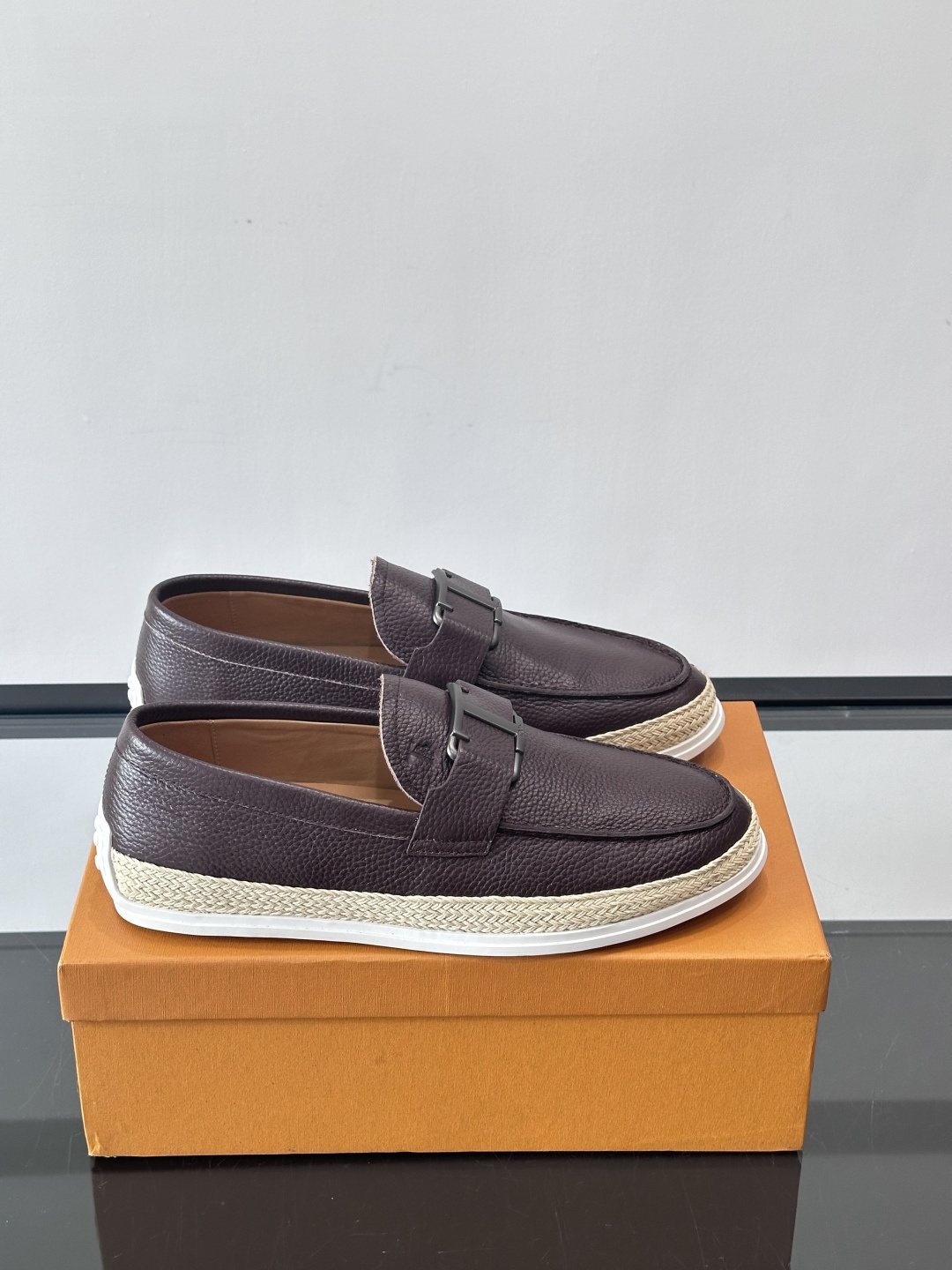 Tod's Suede Rubber-Sole Loafers — hero