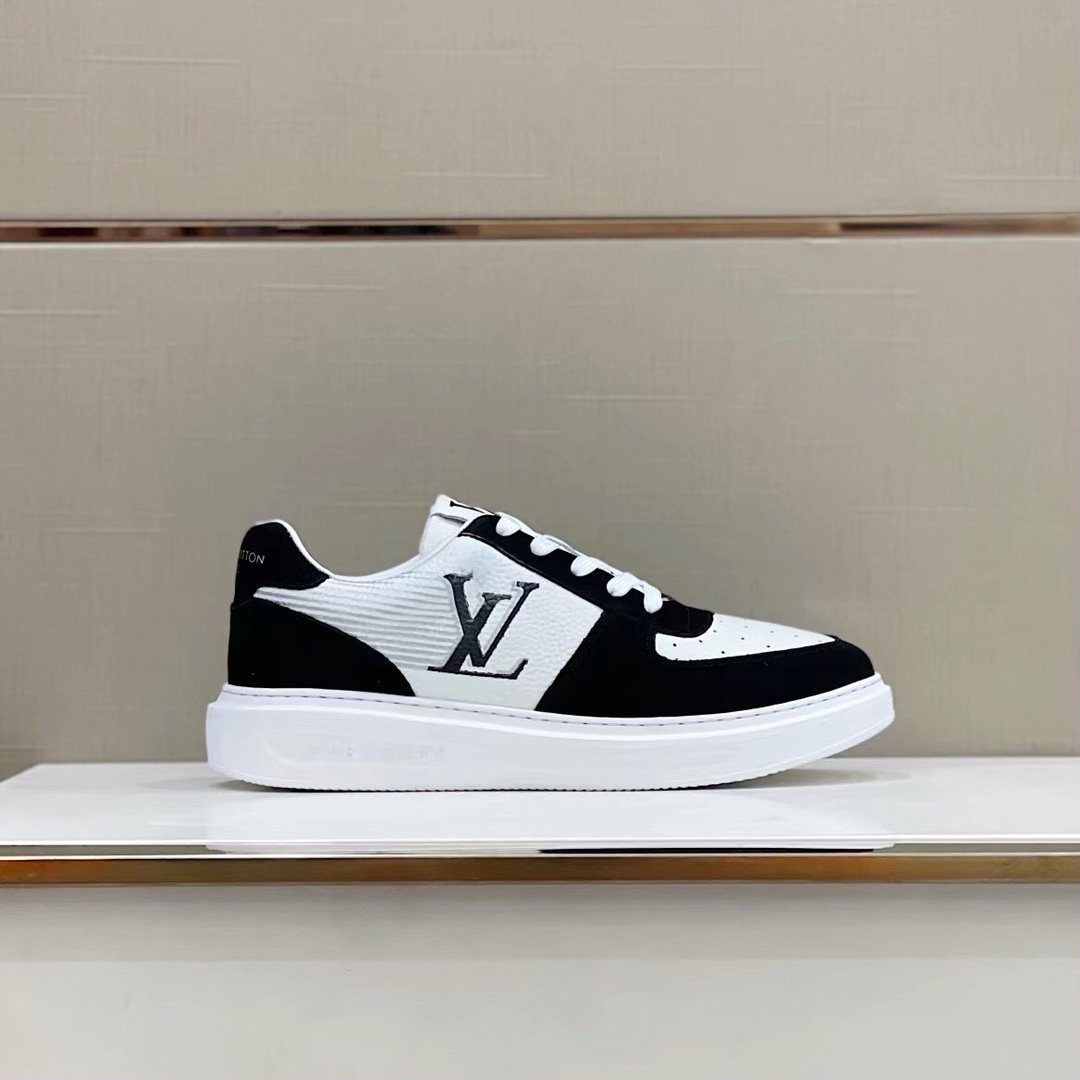 Louis Vuitton Side Lettering Low-Top Sneakers — front